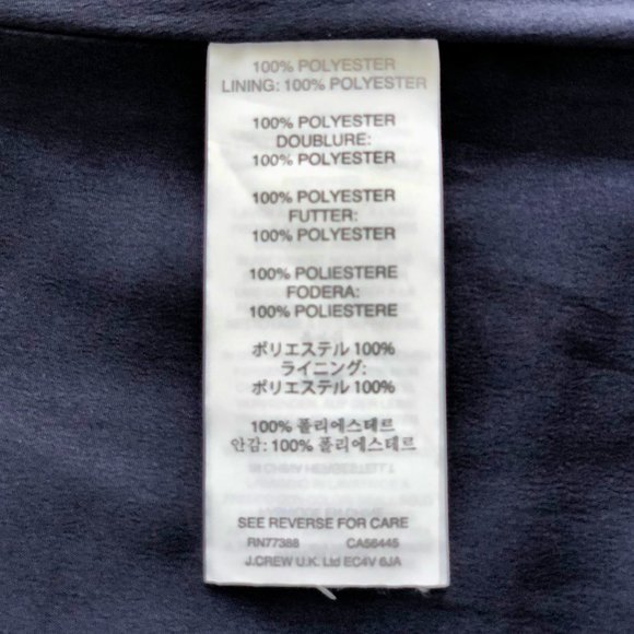 J Crew Navy Pleated Polka Dot Skirt Size 2 - Picture 9 of 11